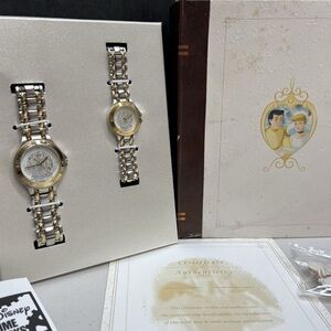 Elegant Disney Cinderella His and Her Watches